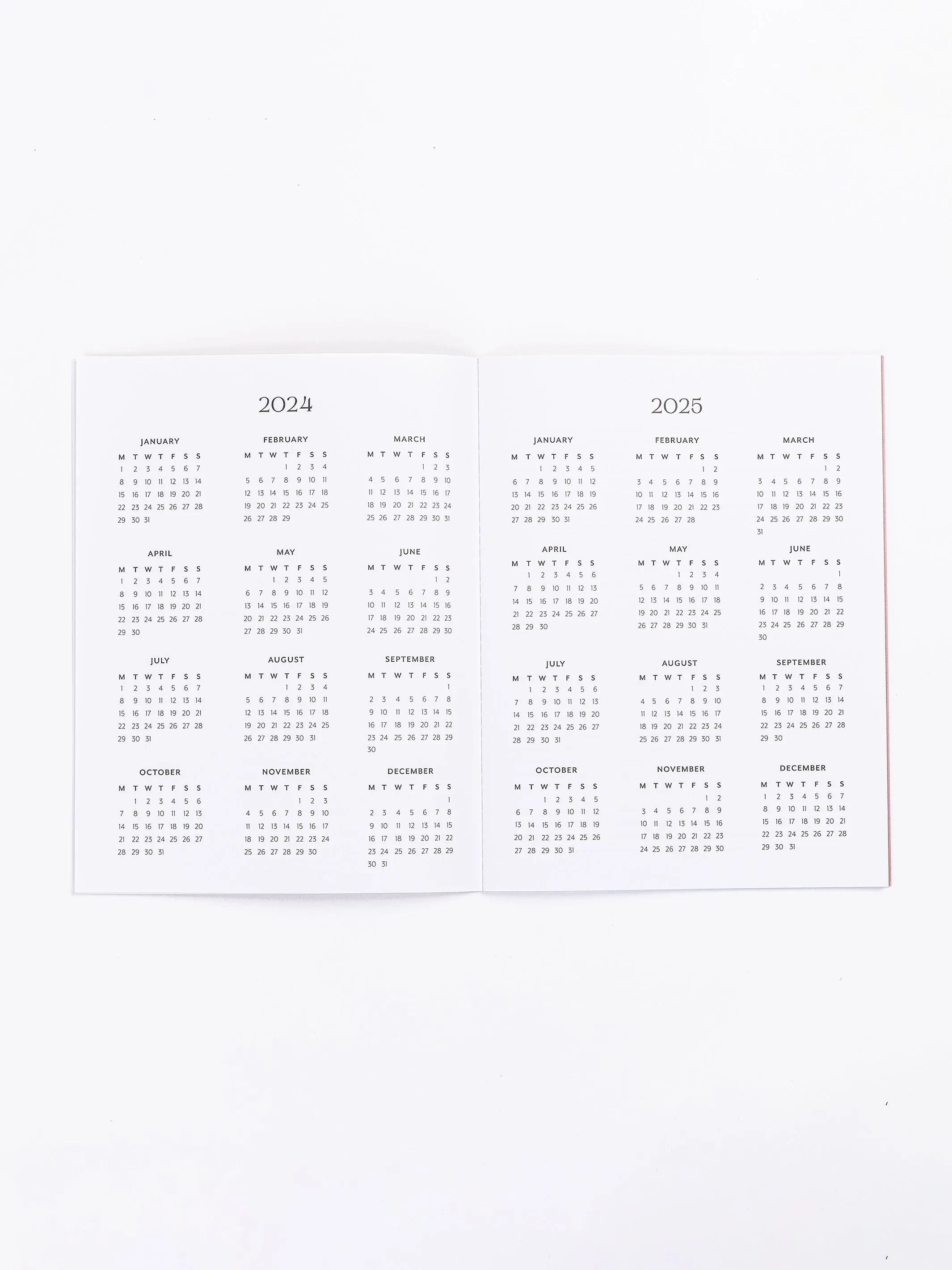 2024-25 Medium Monthly Academic Planner | Picket Fence