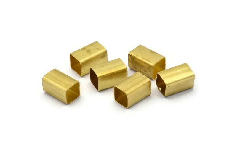 50 Raw Brass Square Tubes  (5x8mm) Bs 1599