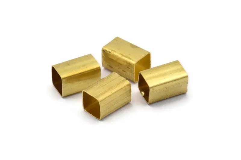 50 Raw Brass Square Tubes  (5x8mm) Bs 1599