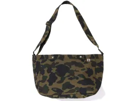 A Bathing Ape 1st Camo Cordura Shoulder Bag in Green xld