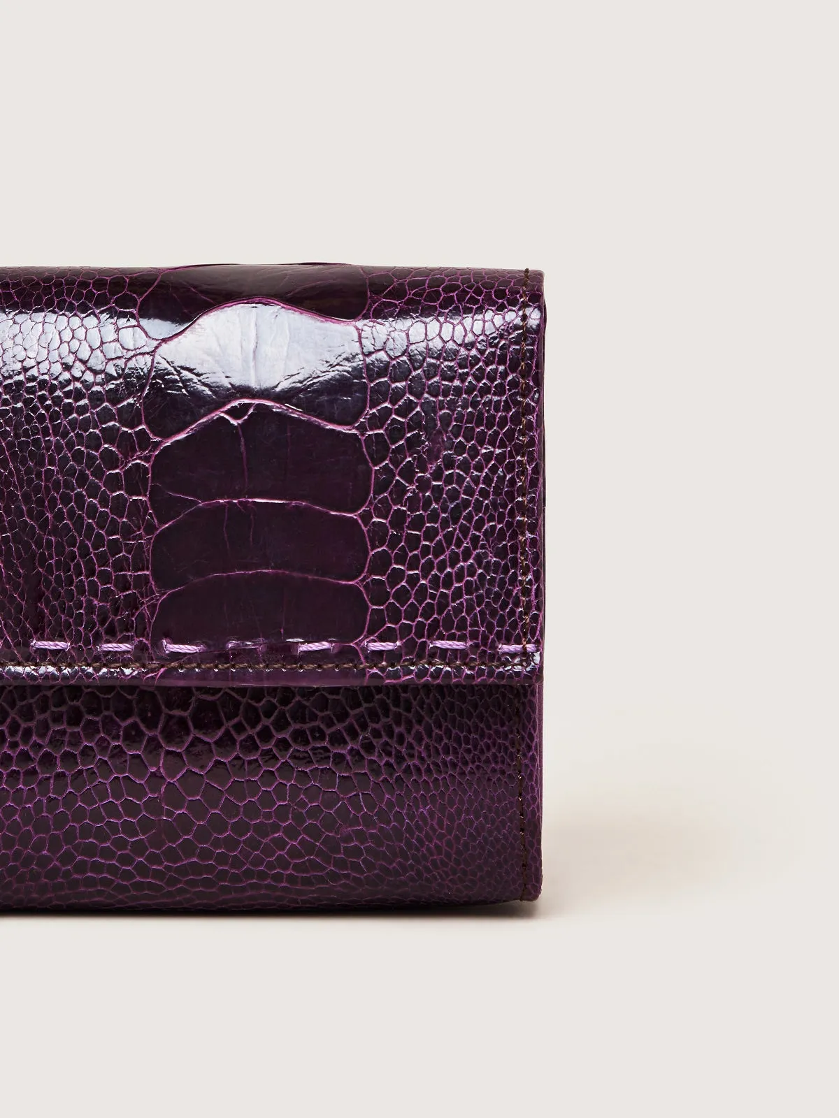 African Violet Zip Around Wallet