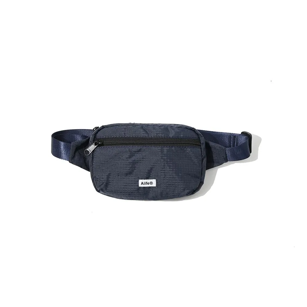 Alife NYLON WAIST BAG -NAVY