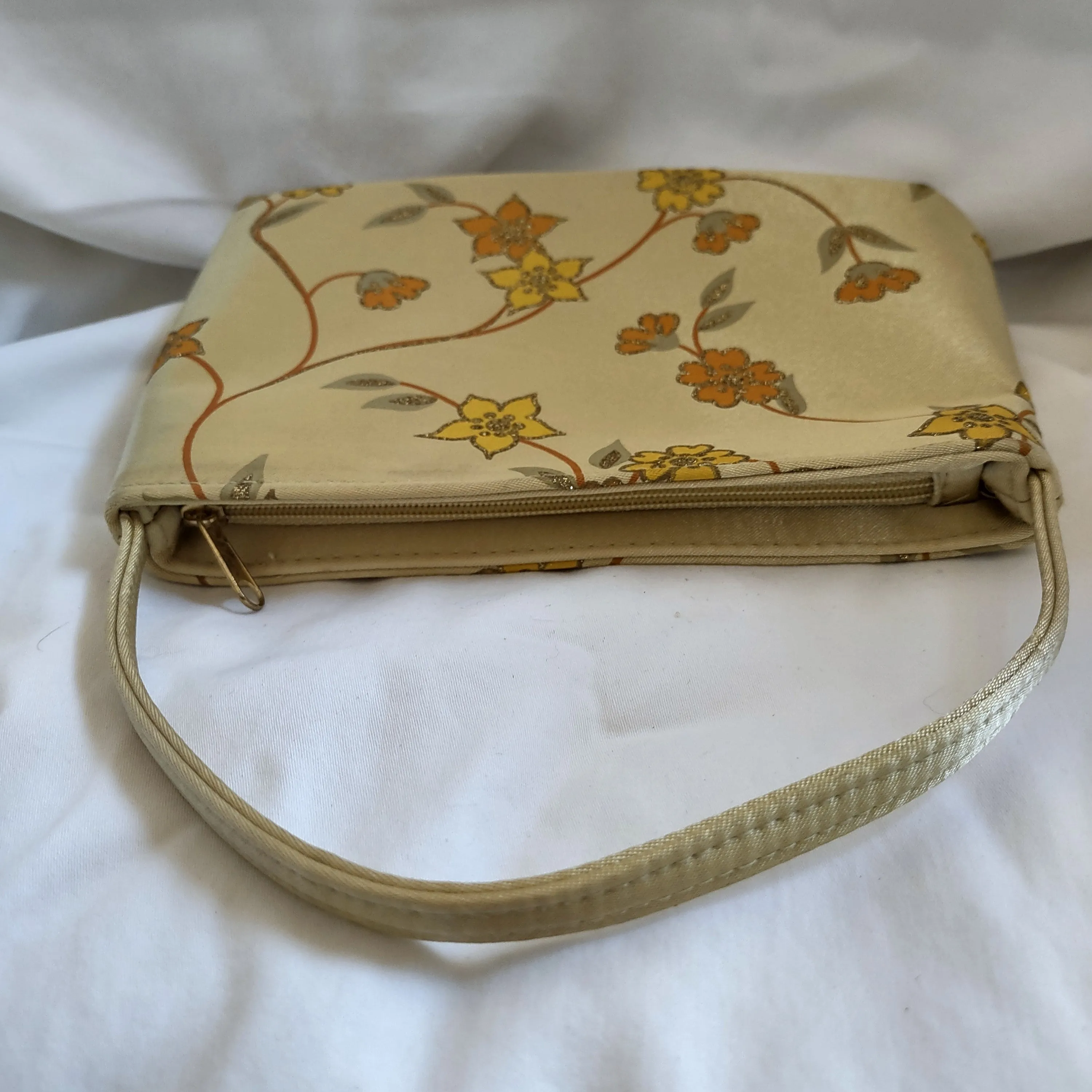 Avon Vintage Small Cosmetic / Evening Bag Ultimate Gold