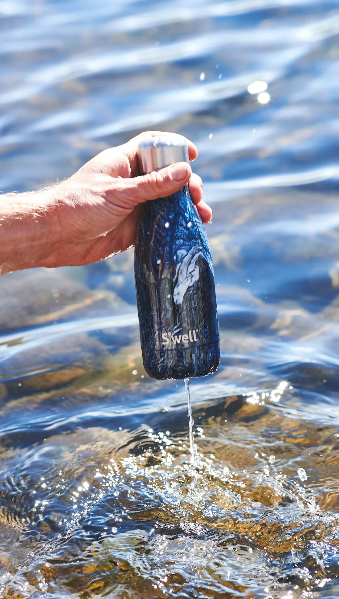 Azurite Marble - Stainless Steel S'well Water Bottle