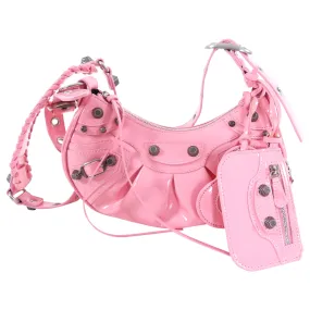 Balenciaga Bubble Gum Pink Patent Leather Le Cagole Bag