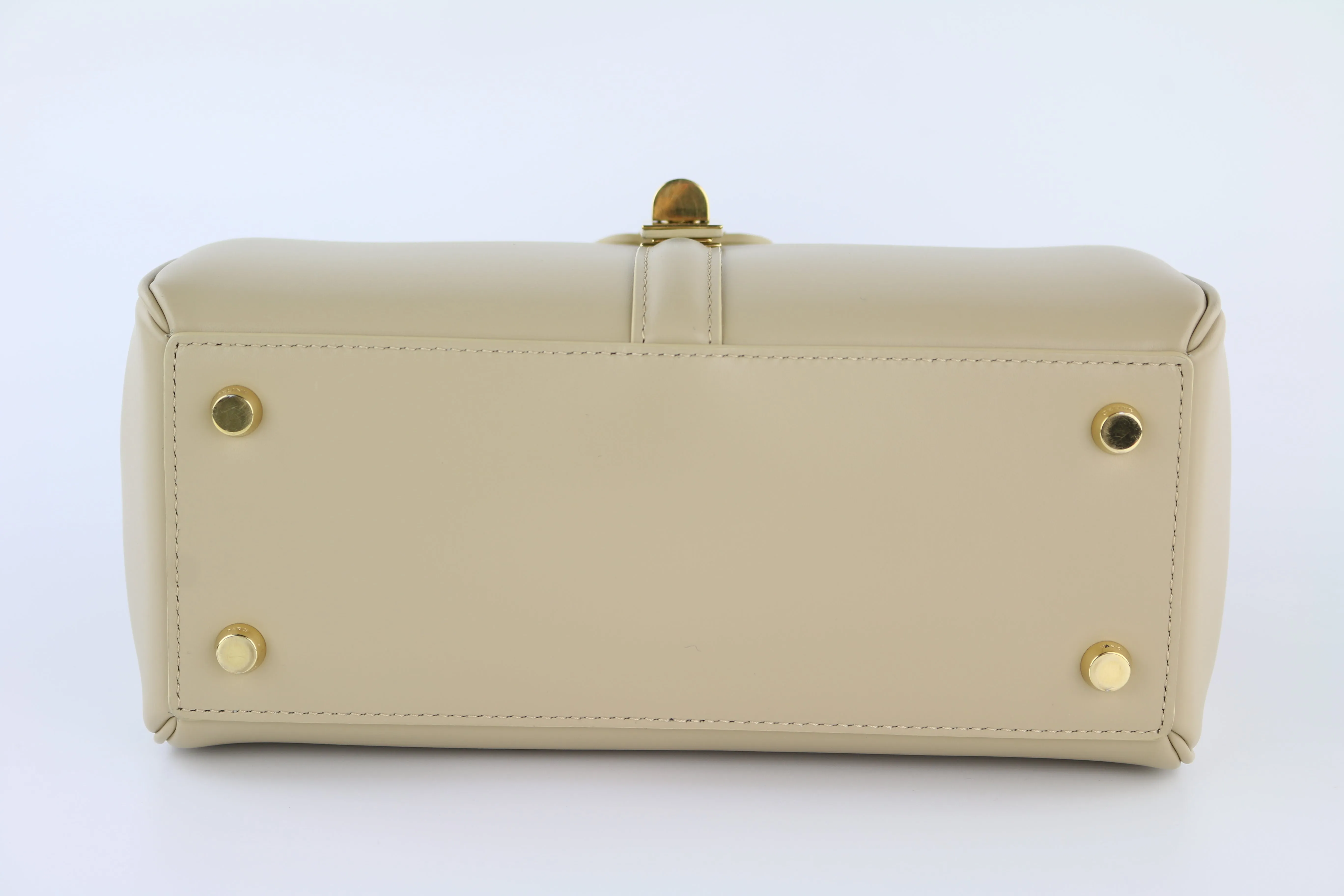 Beige Calfskin Small 19 Bag