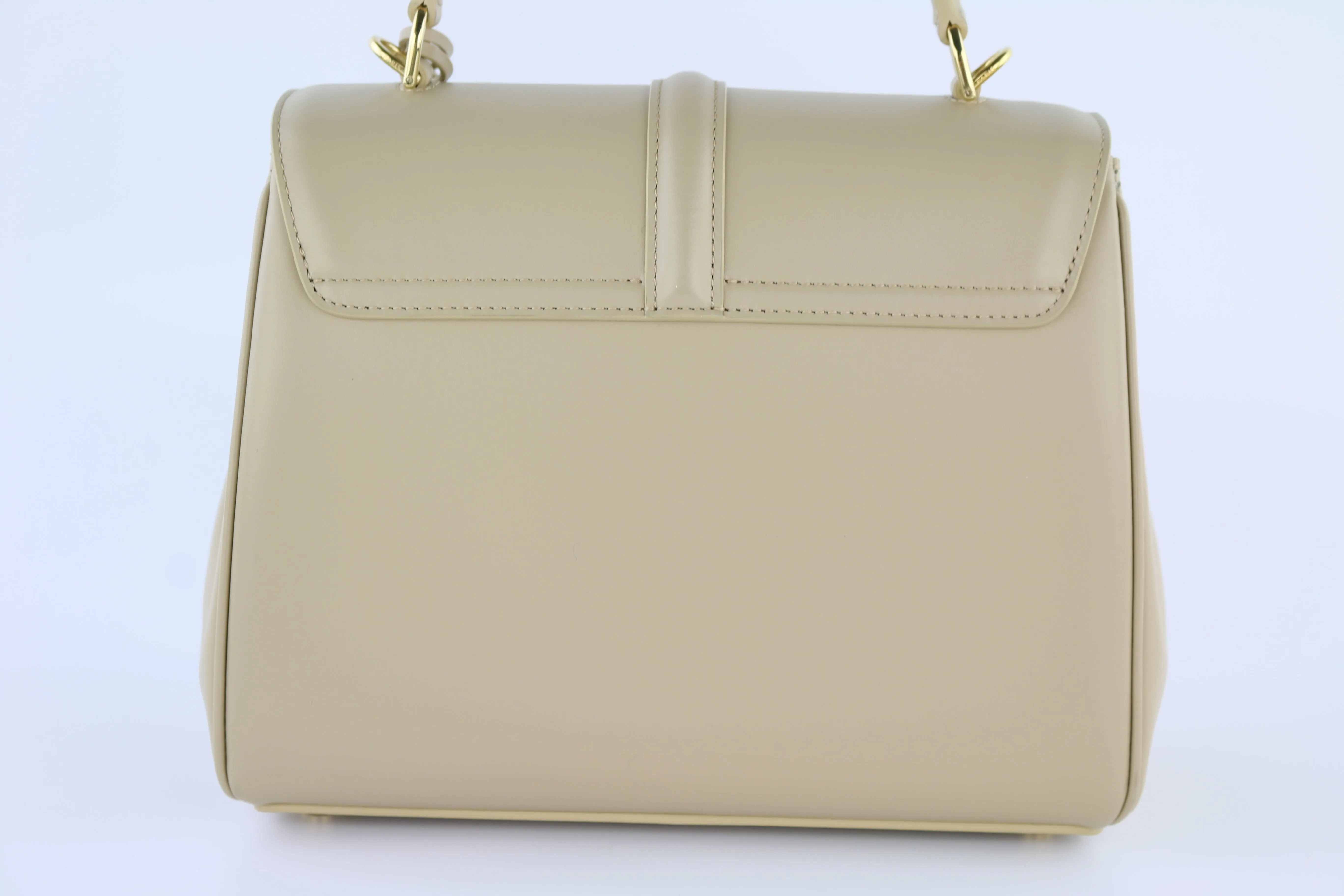 Beige Calfskin Small 19 Bag