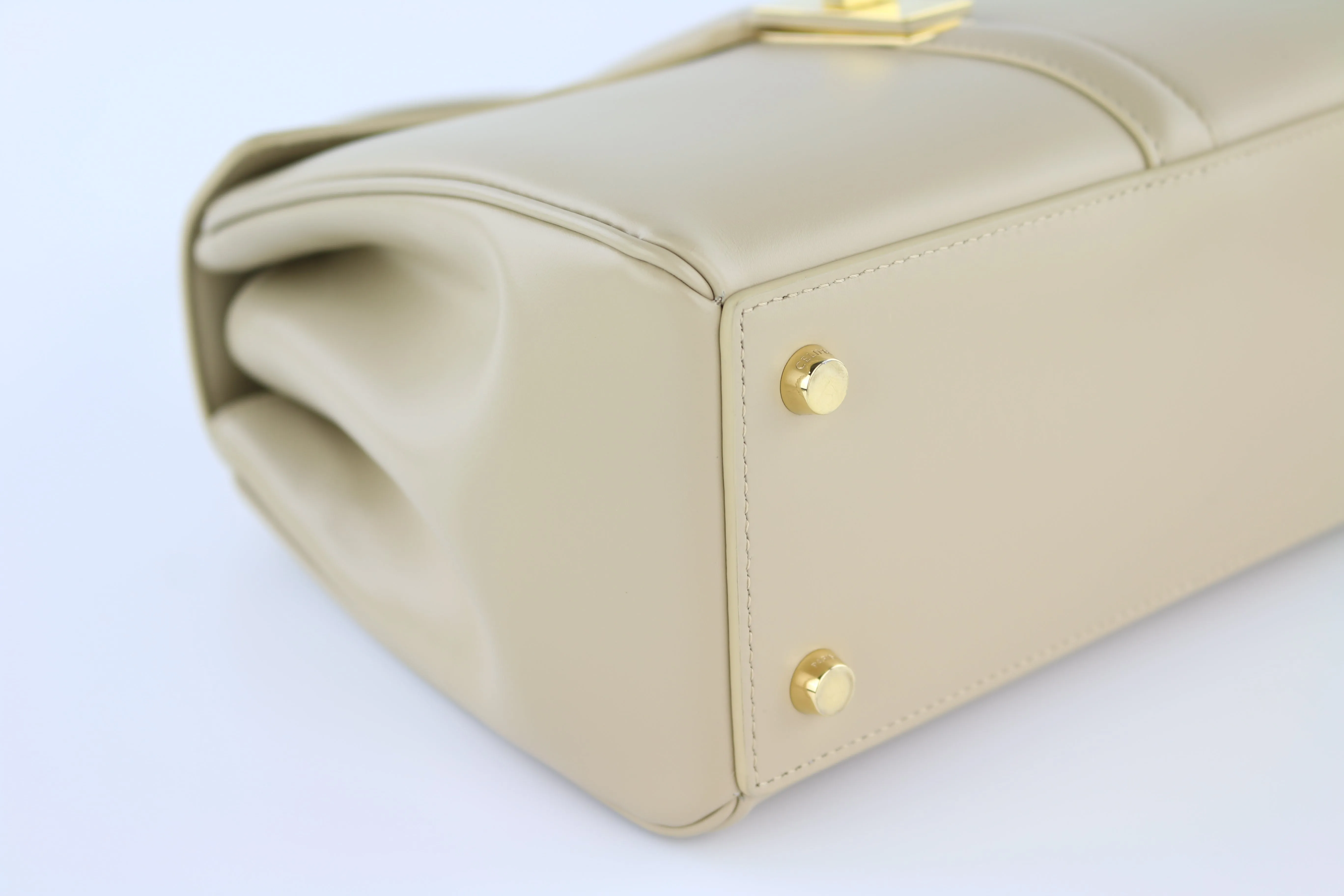 Beige Calfskin Small 19 Bag