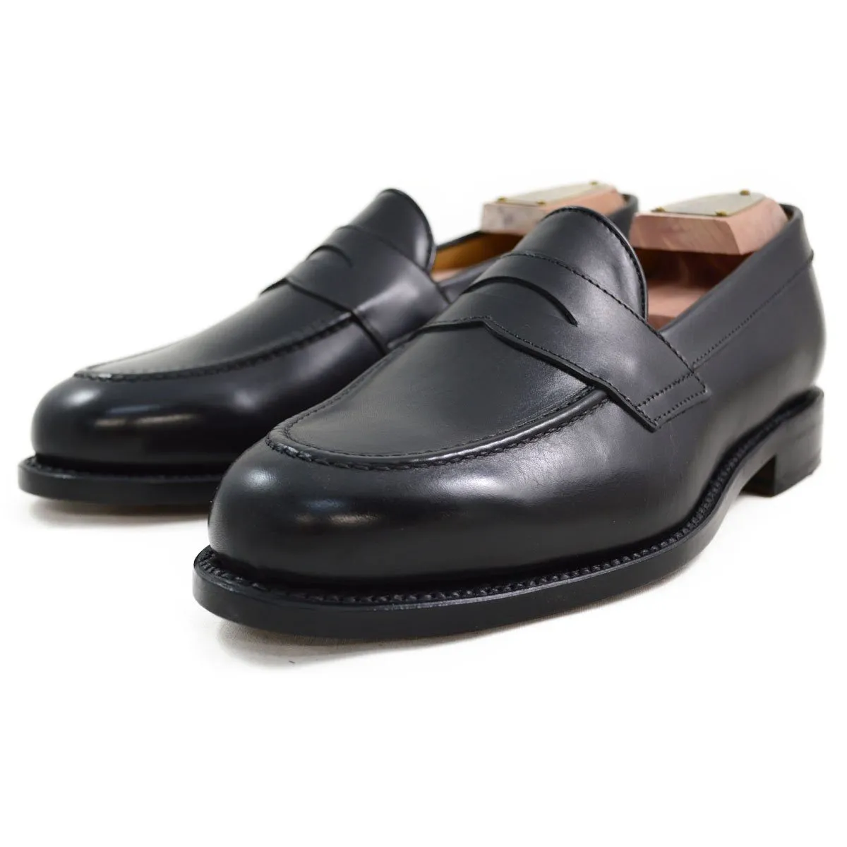 Berwick 1707 Penny Loafer (9628) - Black Boxcalf