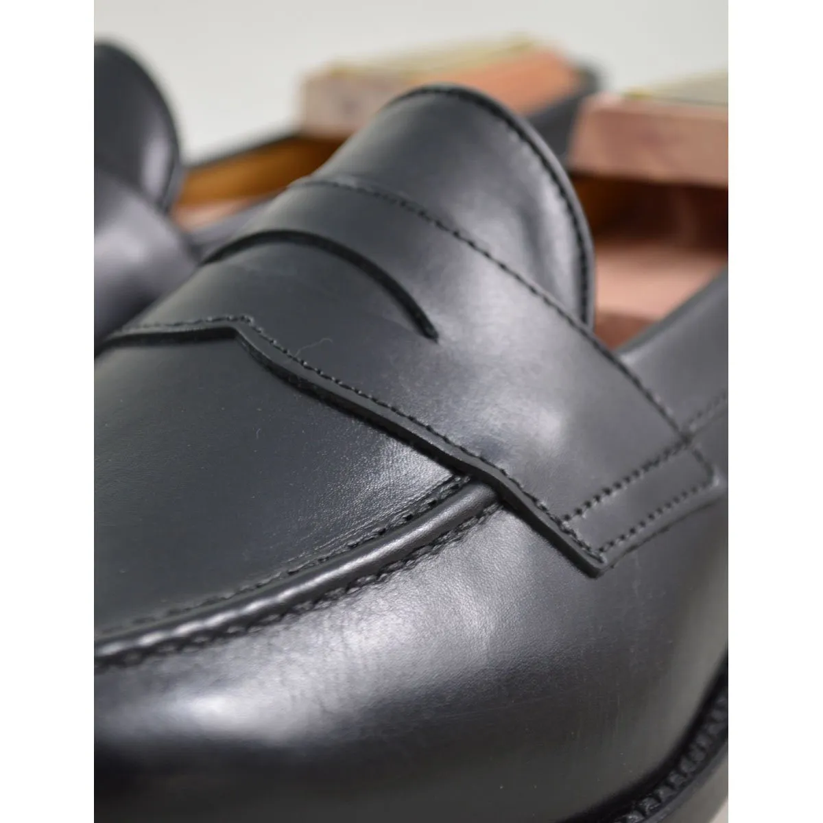 Berwick 1707 Penny Loafer (9628) - Black Boxcalf