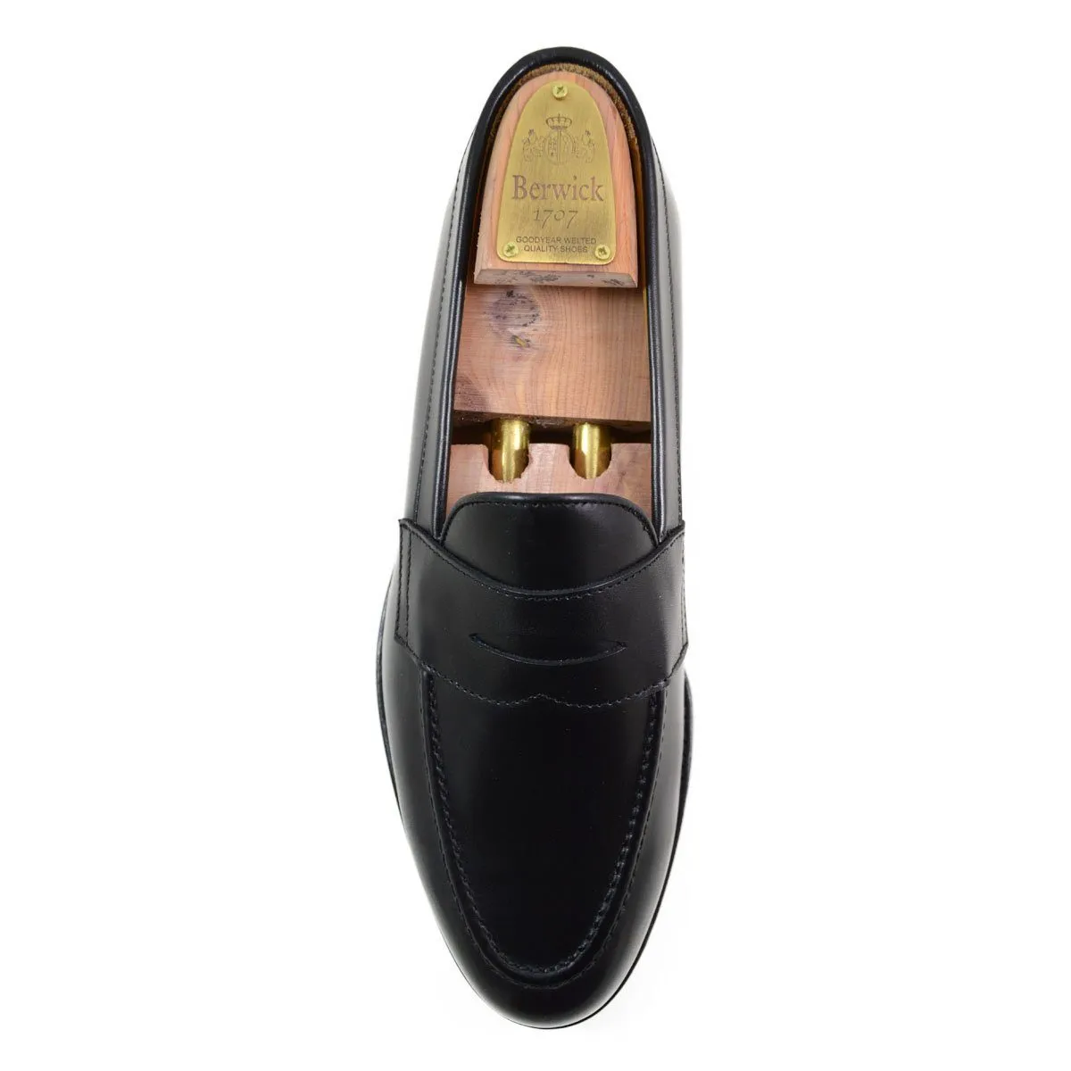 Berwick 1707 Penny Loafer (9628) - Black Boxcalf