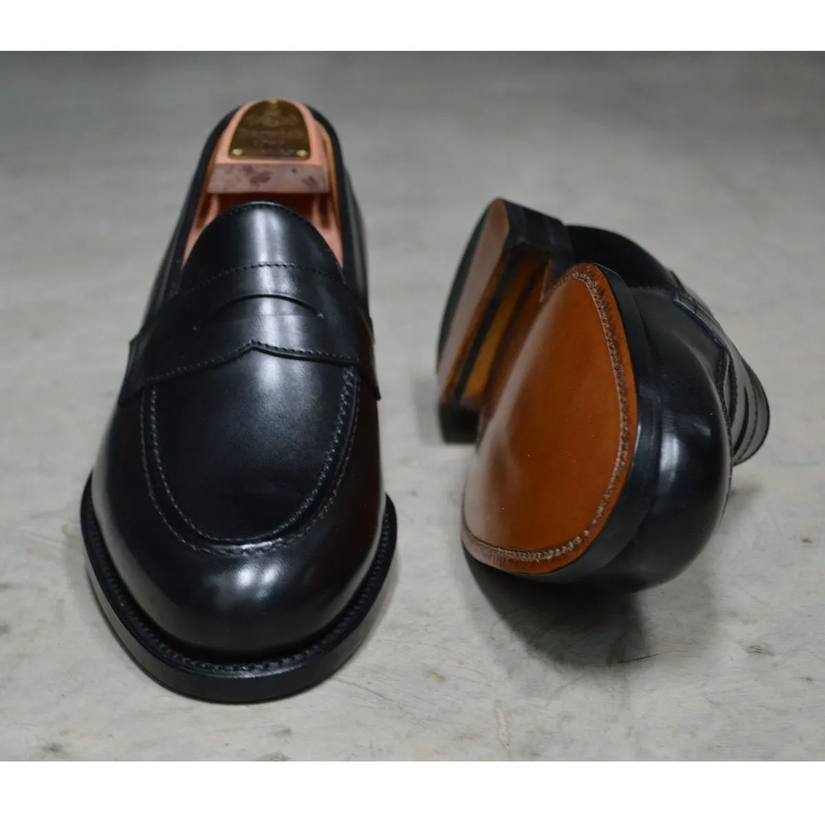 Berwick 1707 Penny Loafer (9628) - Black Boxcalf