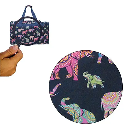 Bohemian Elephant NGIL Canvas 23 Duffle Bag