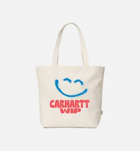 Canvas Graphic Tote - Beige