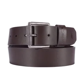 Carhartt Bridle Leather Roller Buckle Belt Brown