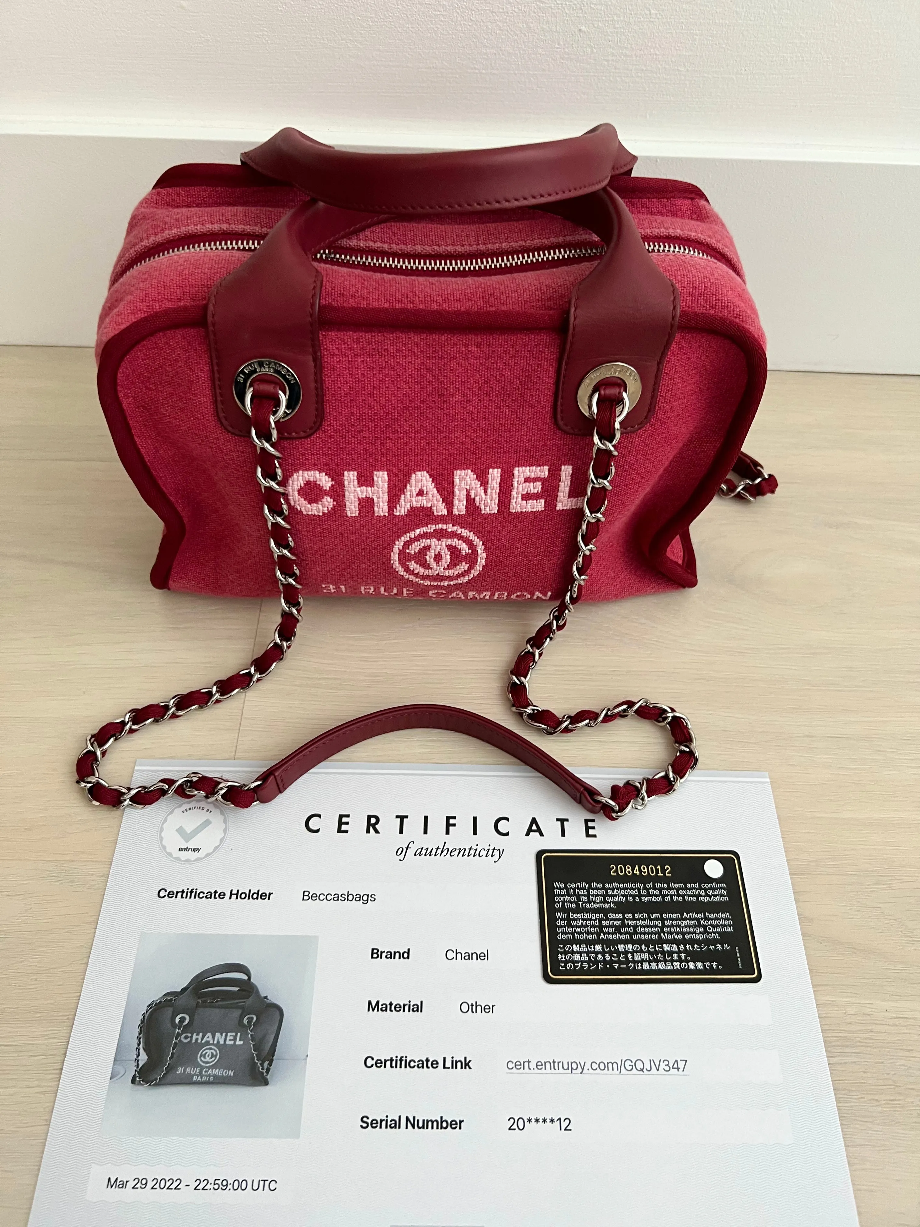 Chanel Deauville Bowler Bag