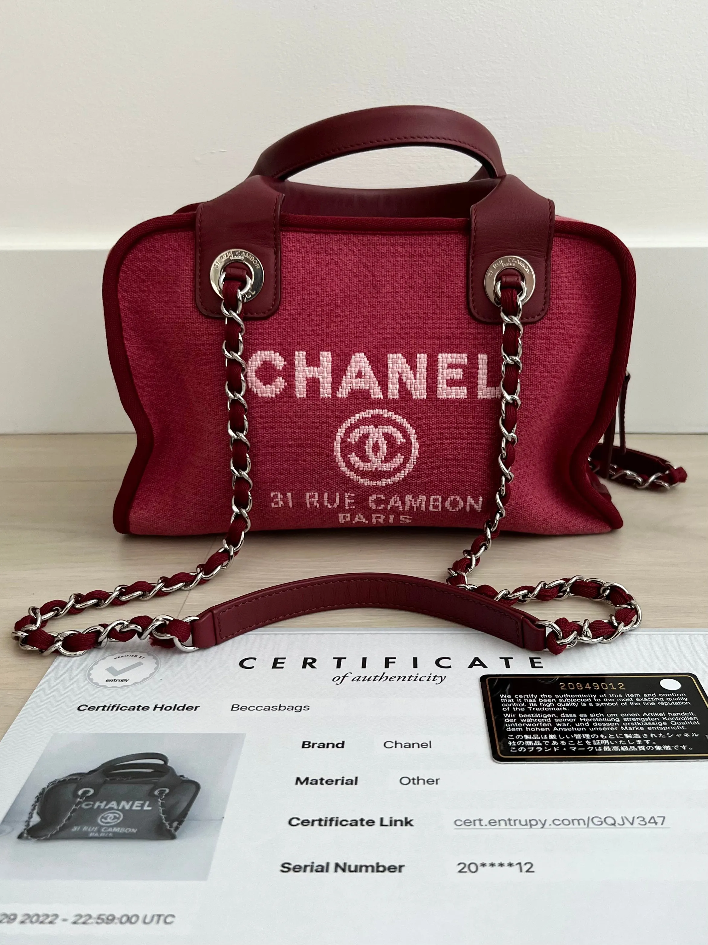 Chanel Deauville Bowler Bag