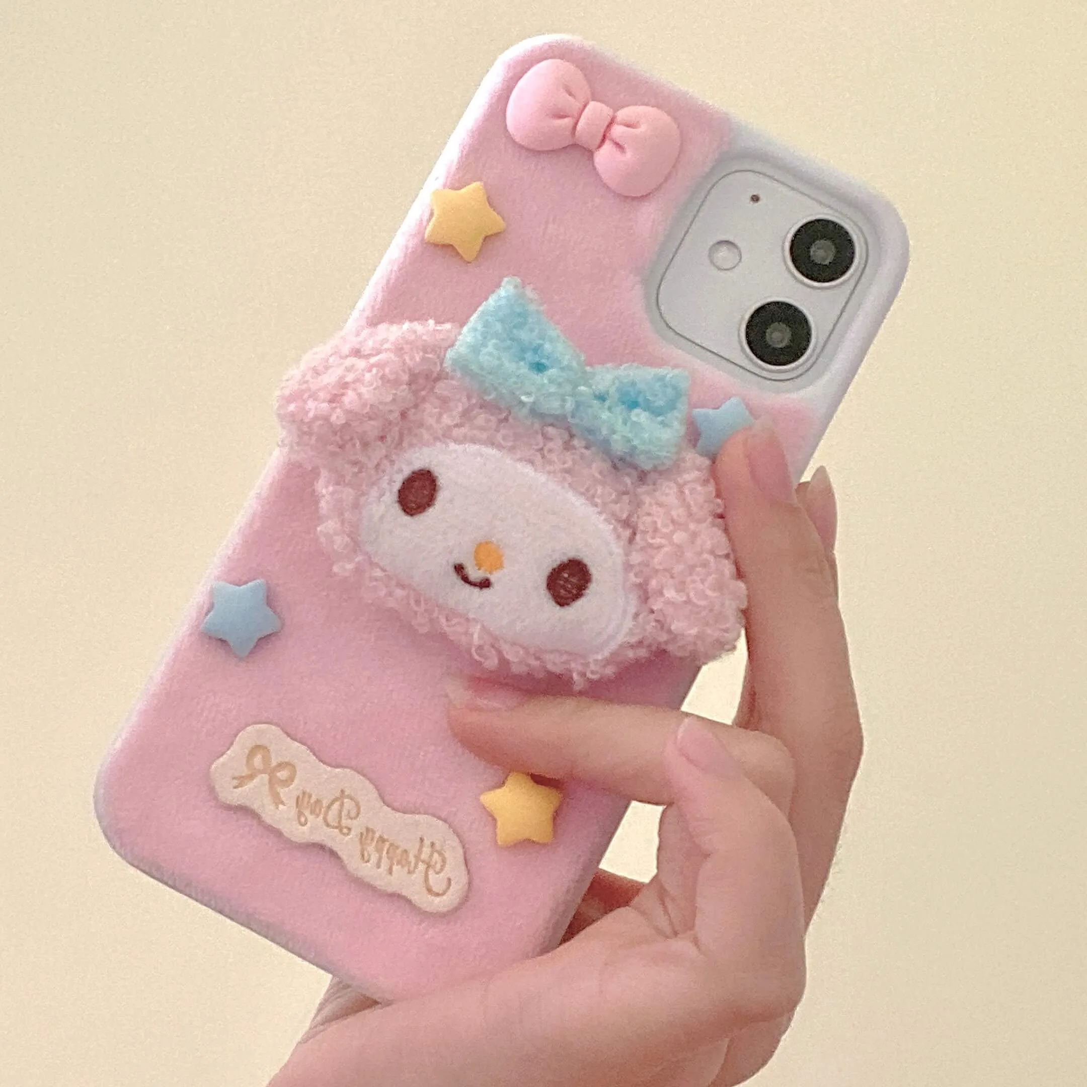 cute Plush phone case by40042