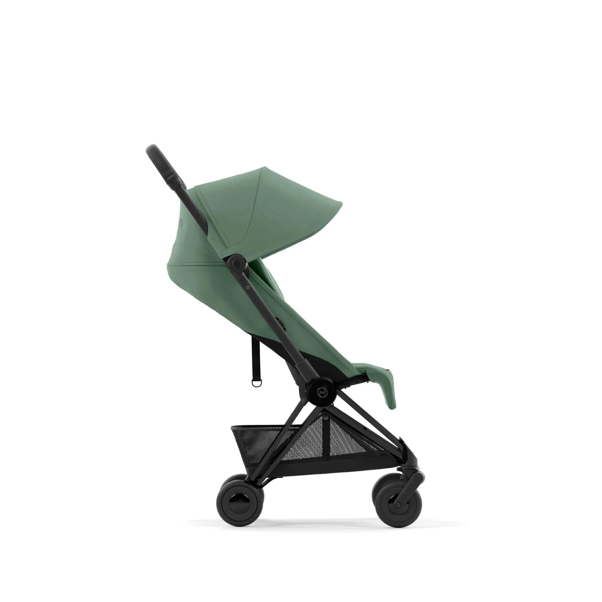 Cybex COYA Stroller - Matt Black/Leaf Green