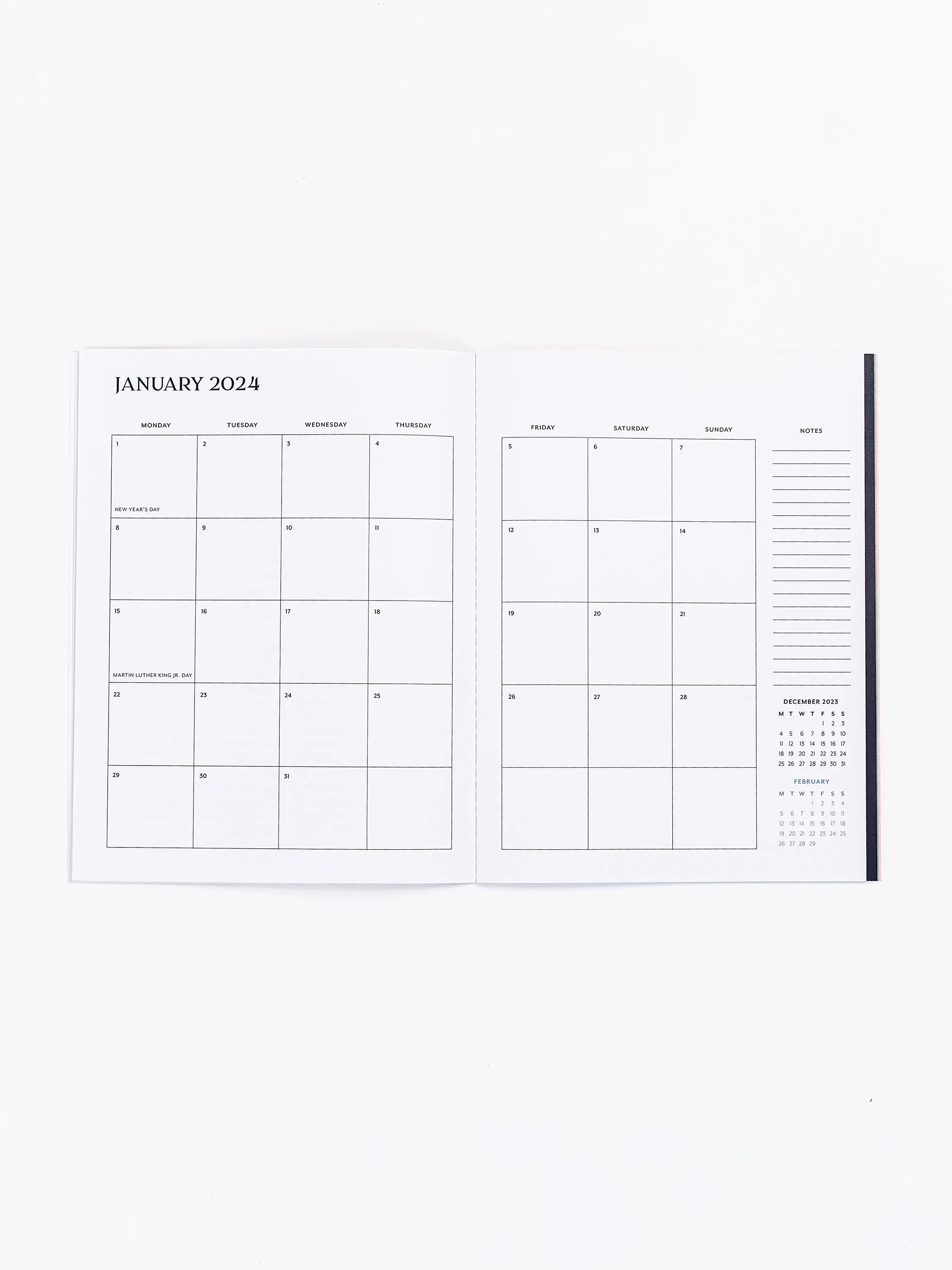 FINAL SALE - 2024 Medium Monthly Planner | Bubble Over Blue