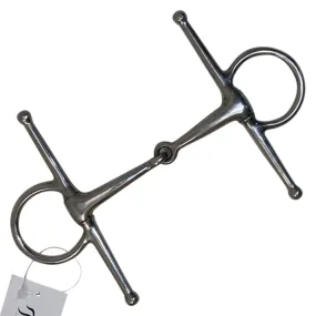 Full Cheek Jointed Snaffle Bit in Stainless Steel - 5