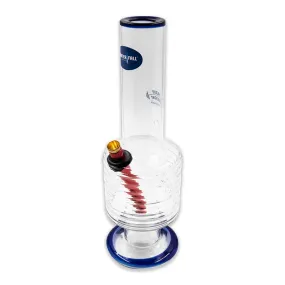 Large Premium Glass Bong with Ripped Design for GB