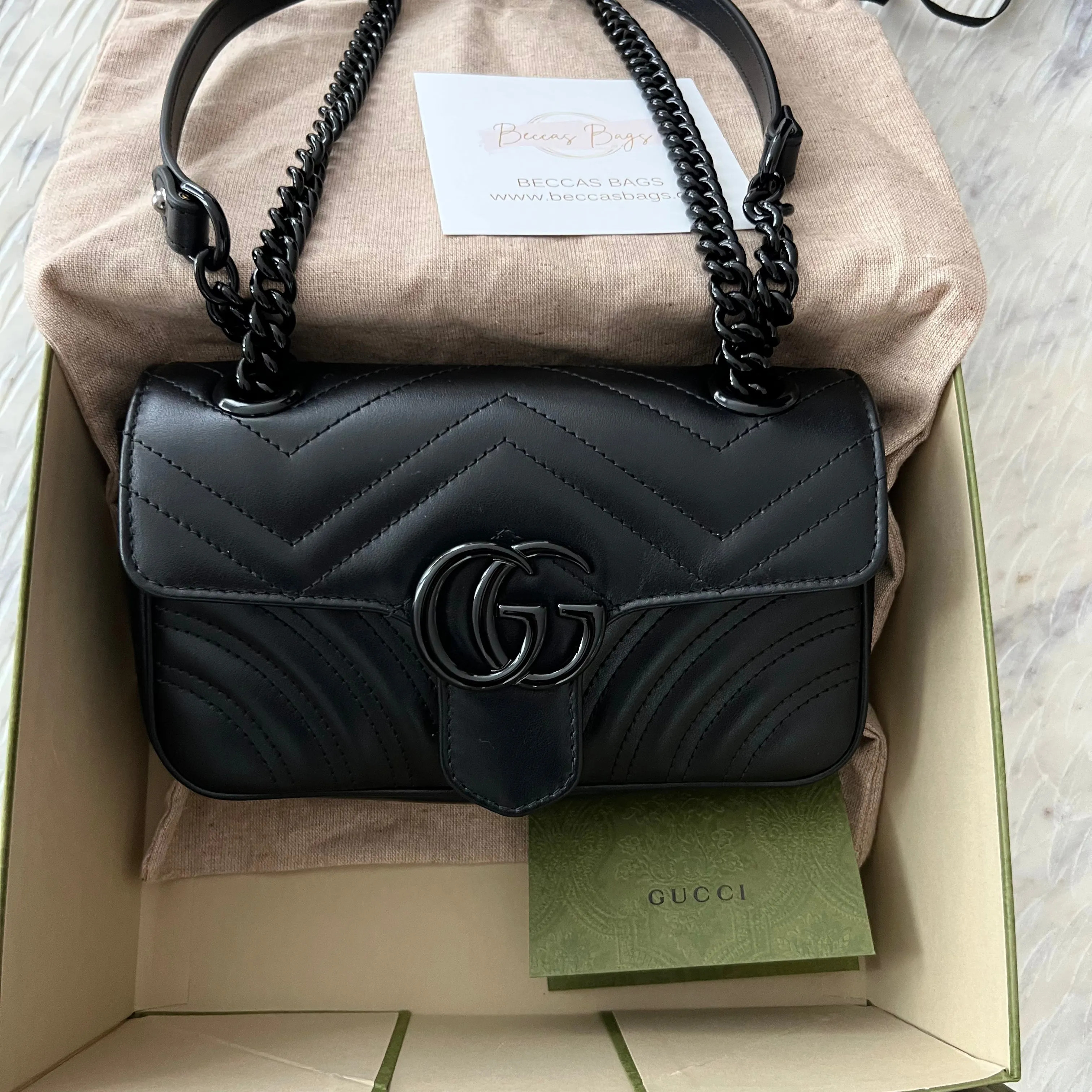 GUCCI GG Marmont mini shoulder bag