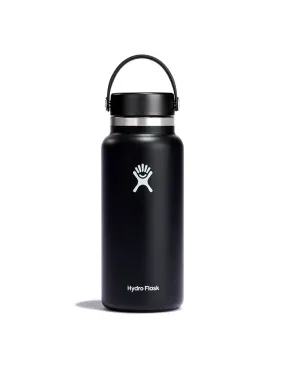 Hydro Flask 32oz Wide Mouth 2.0 Flex Cap Black