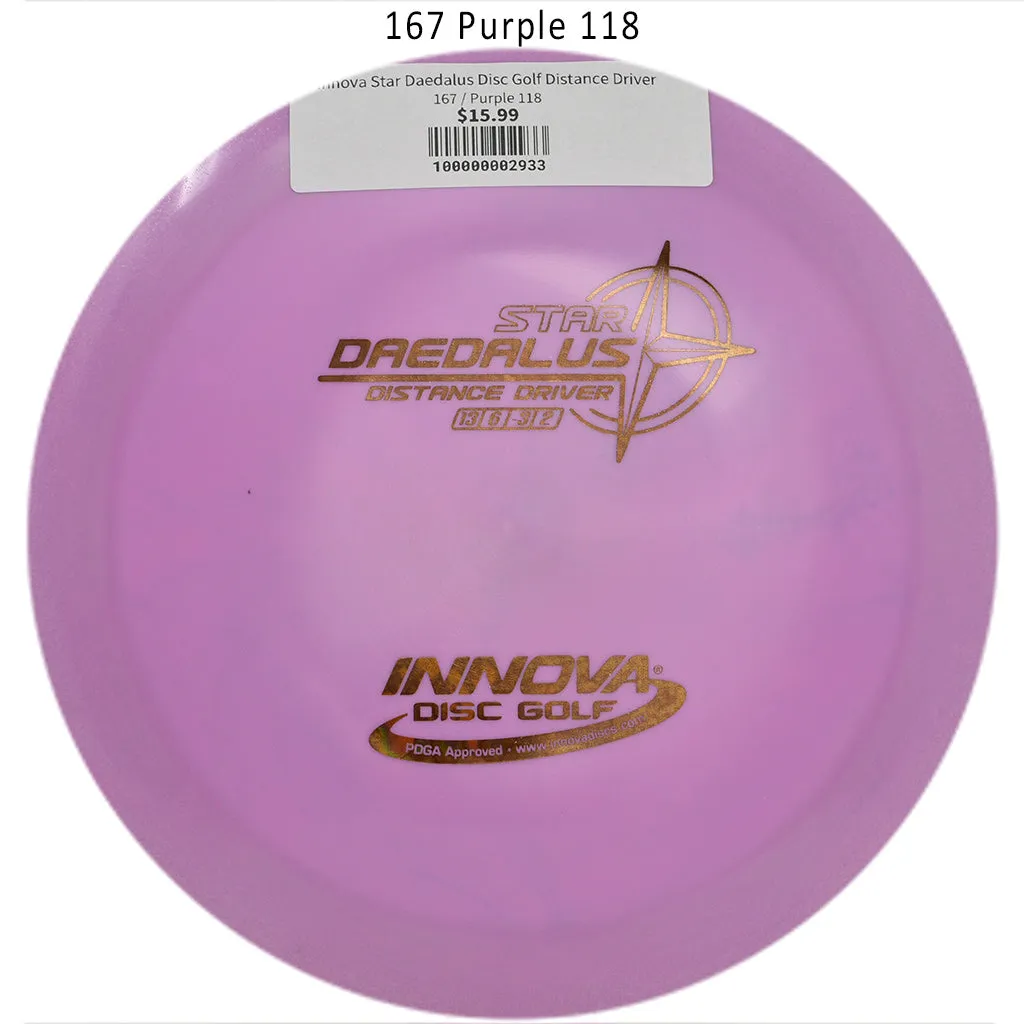 Innova Star Daedalus Disc Golf Distance Driver