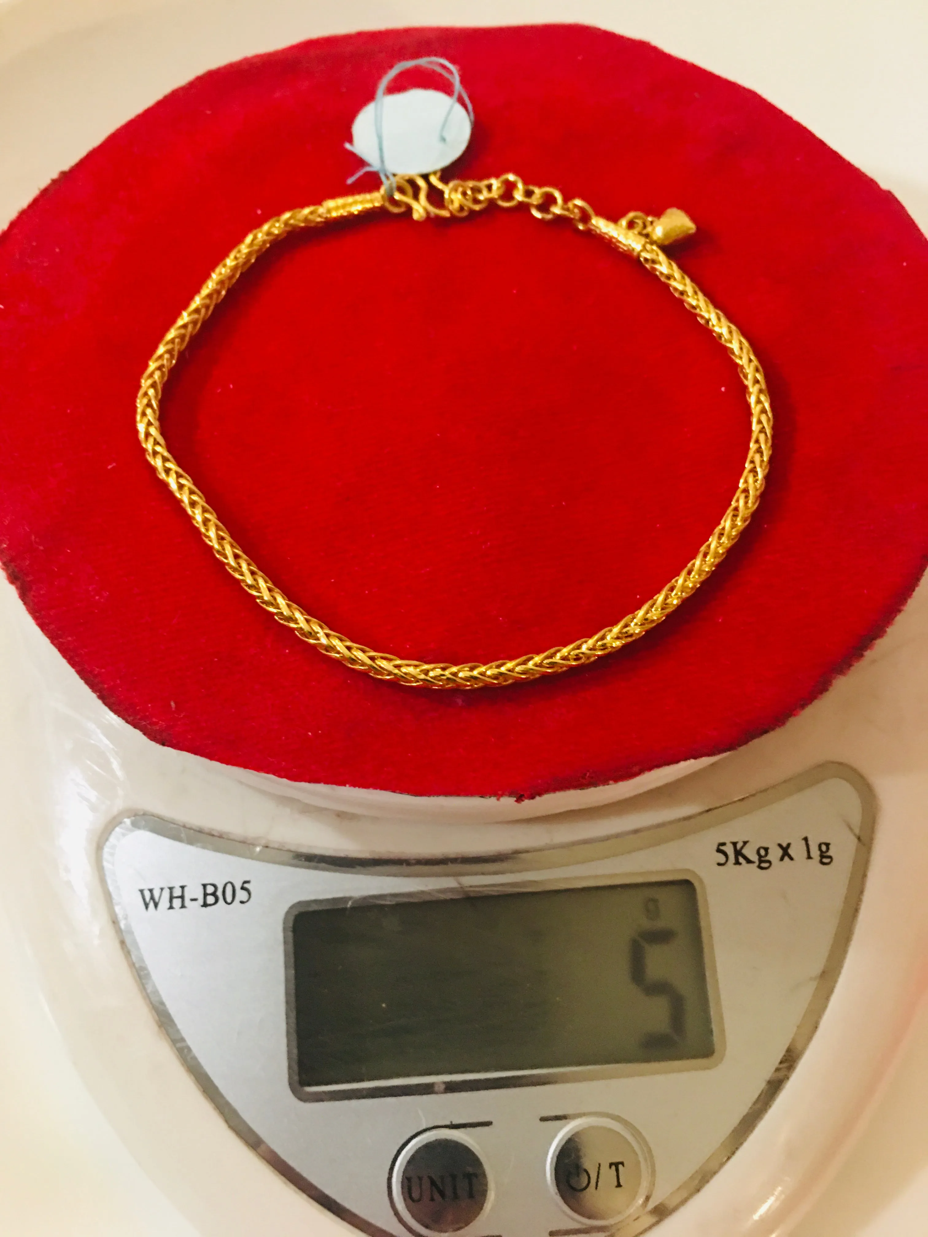 Item no. SP1069 Bangkok 8” New Bracelet 5grams