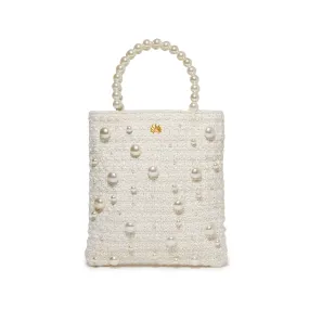 IVORY PALOMA PEARL TWEED CROSSBODY