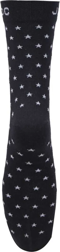 JDC-CASUAL-STAR-SOCKS-BLACK