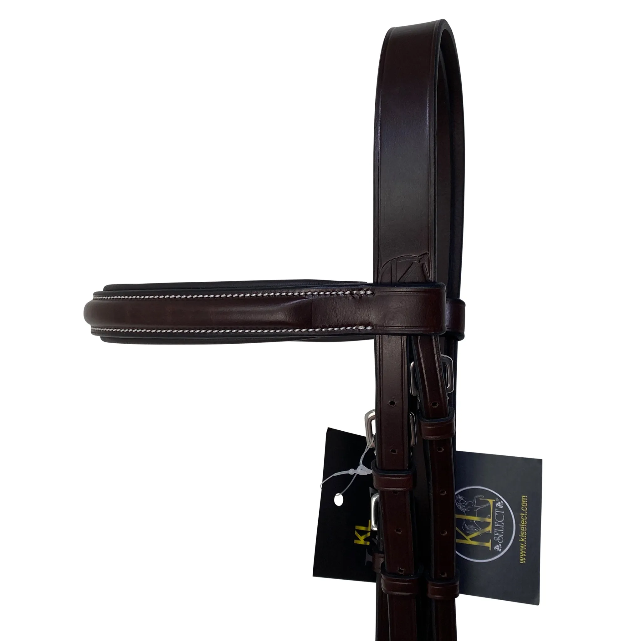 KL Select Italia 'Del Mar' Bridle in Brown - O/S