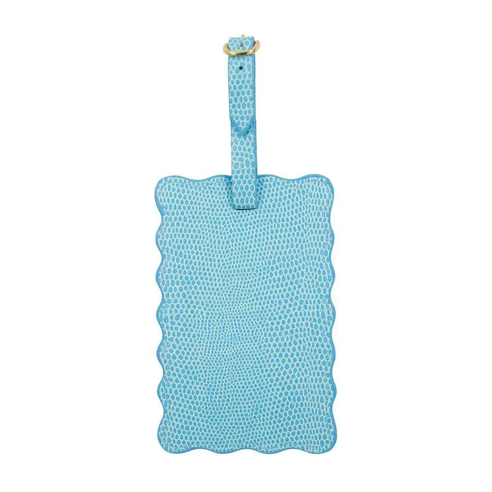 Lizard Scallop Luggage Tag