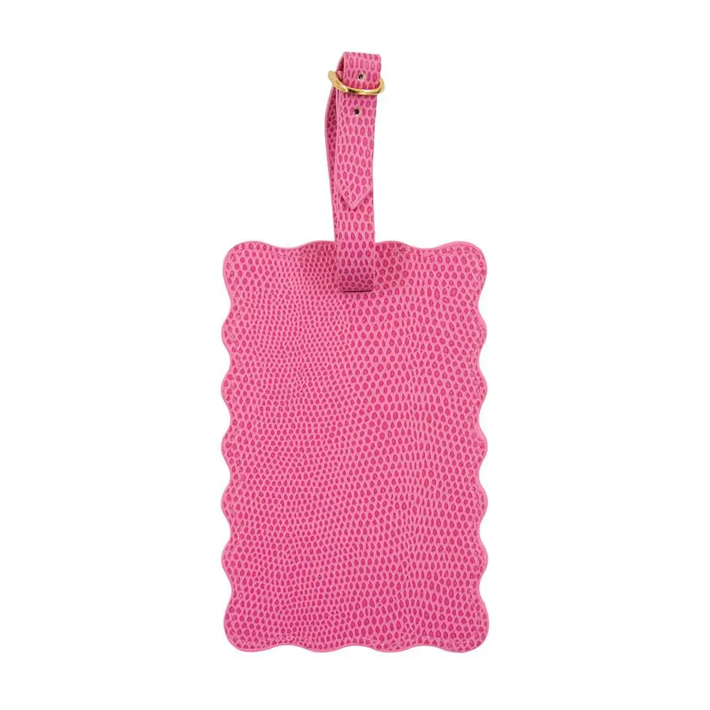 Lizard Scallop Luggage Tag