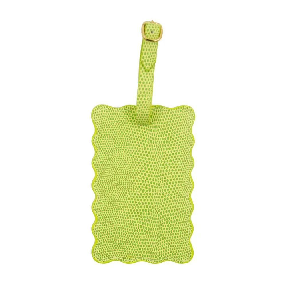 Lizard Scallop Luggage Tag