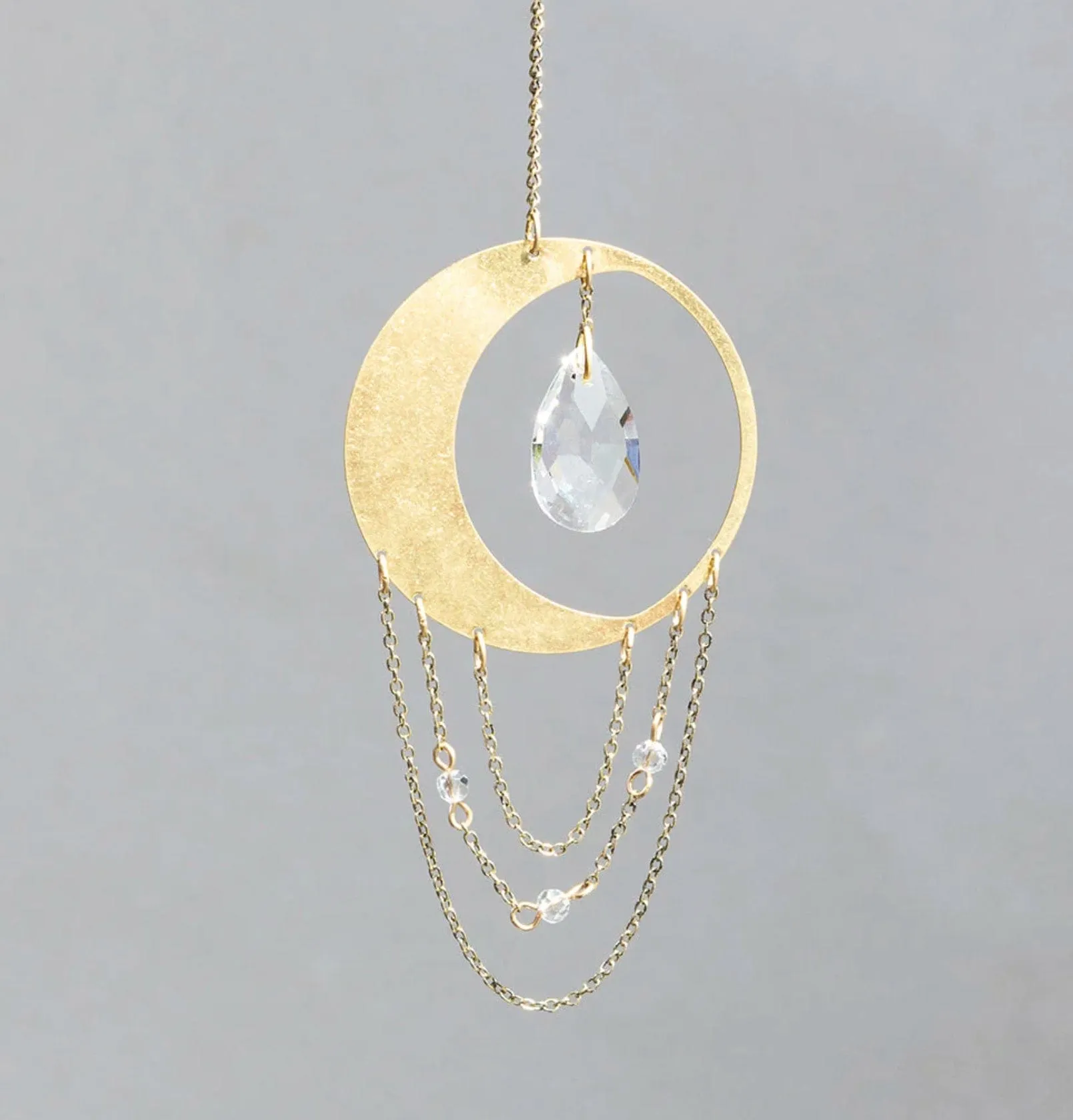 Mini Suncatcher - Crescent Moon|Balance