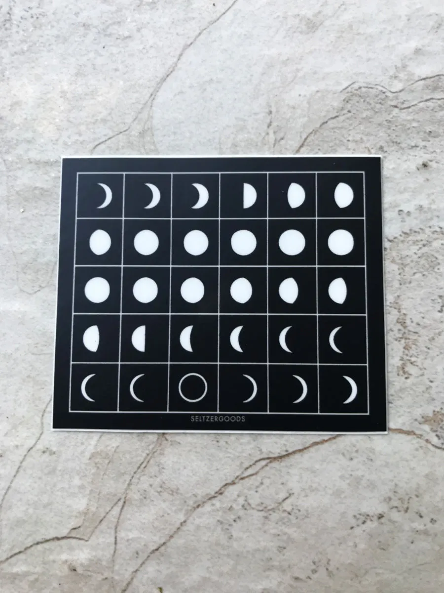 Moon Phase Sticker