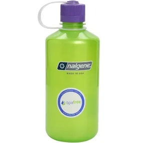 NALGENE NARROW MOUTH 32 OZ / 1000 ML - LIME (OLD STOCK WITH SOME SCRATCHES)