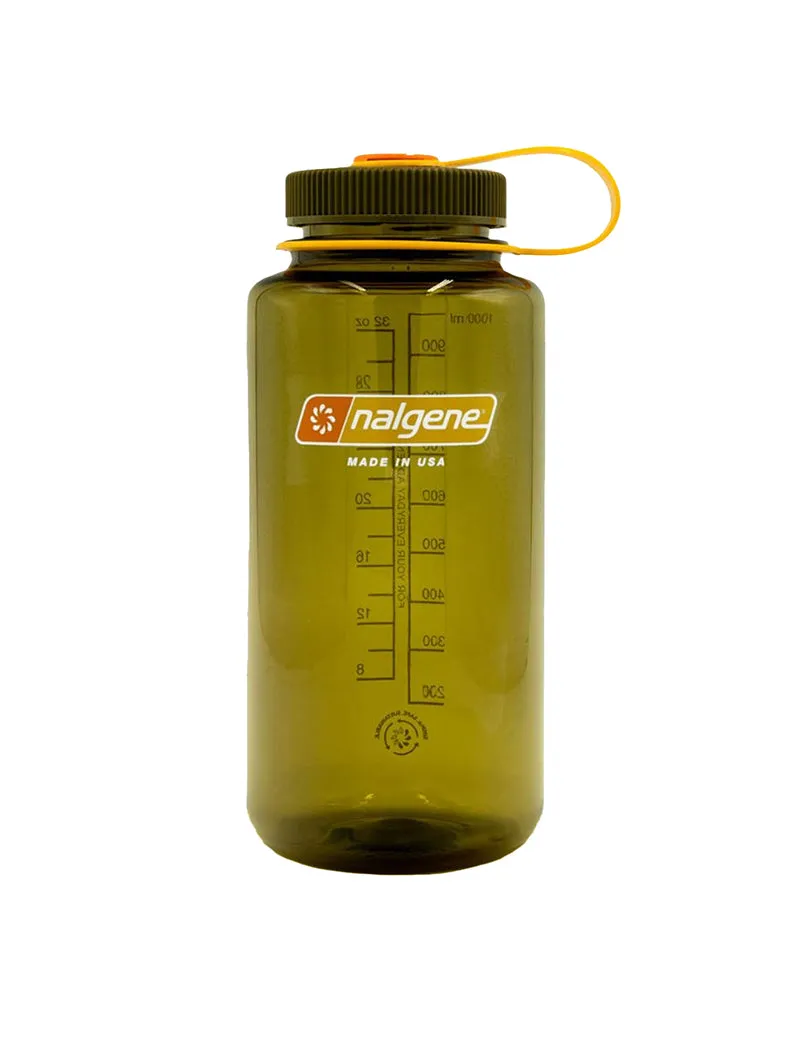 Nalgene Wide Mouth 1L Tritan Sustain Bottle Olive