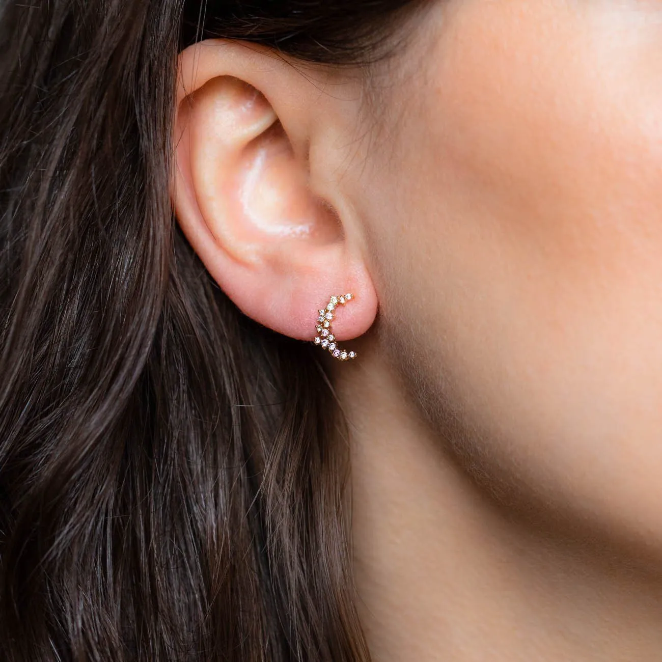 One and Only Moon Earrings