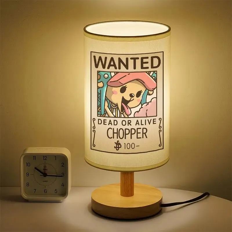 One Piece Surrounding Small Table Lamp Luffy Zoro LED Lamp Japanese Anime Student Eye Protection Warm Lamp