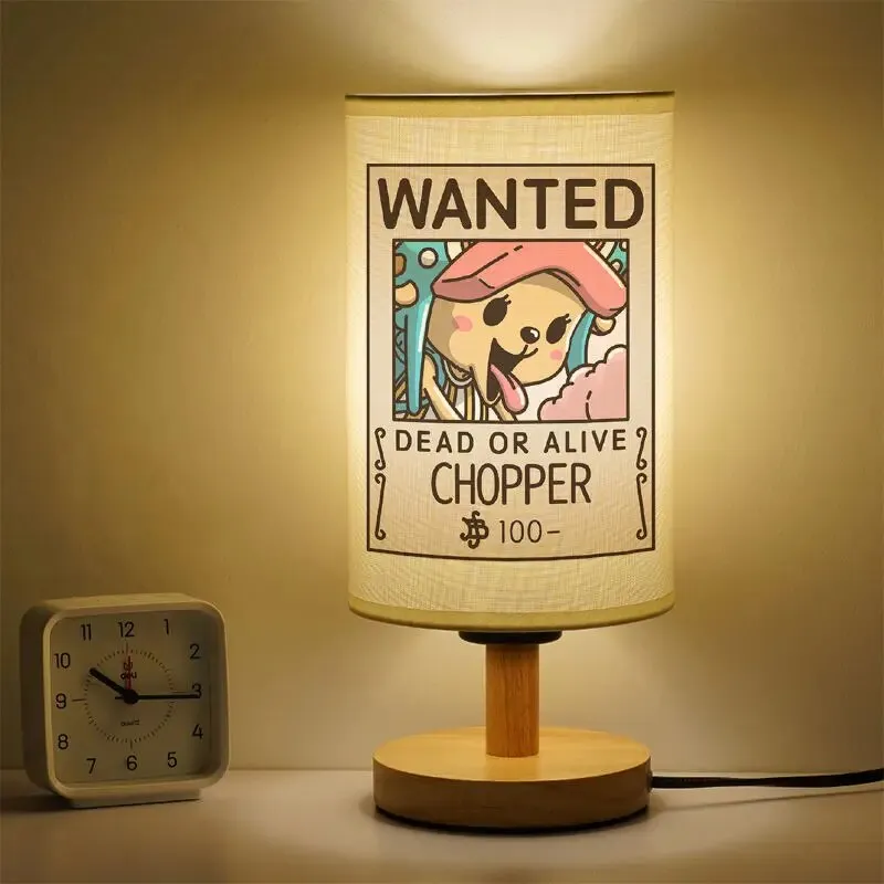 One Piece Surrounding Small Table Lamp Luffy Zoro LED Lamp Japanese Anime Student Eye Protection Warm Lamp