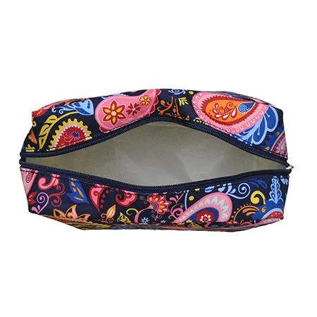 Paisley Whirl NGIL Large Cosmetic Travel Pouch