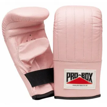 PINK COLLECTION LEATHER BAG MITTS