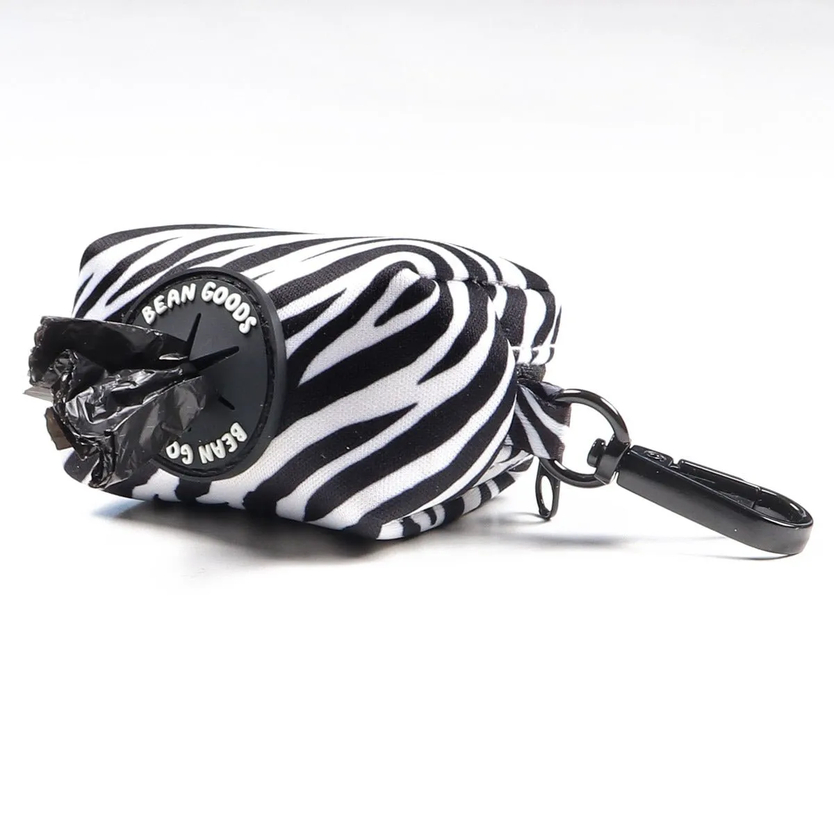 poop bag pouch - zebra ween