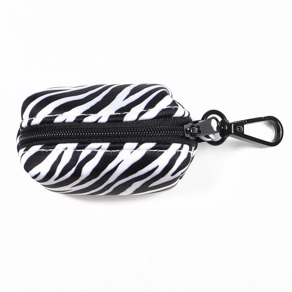 poop bag pouch - zebra ween