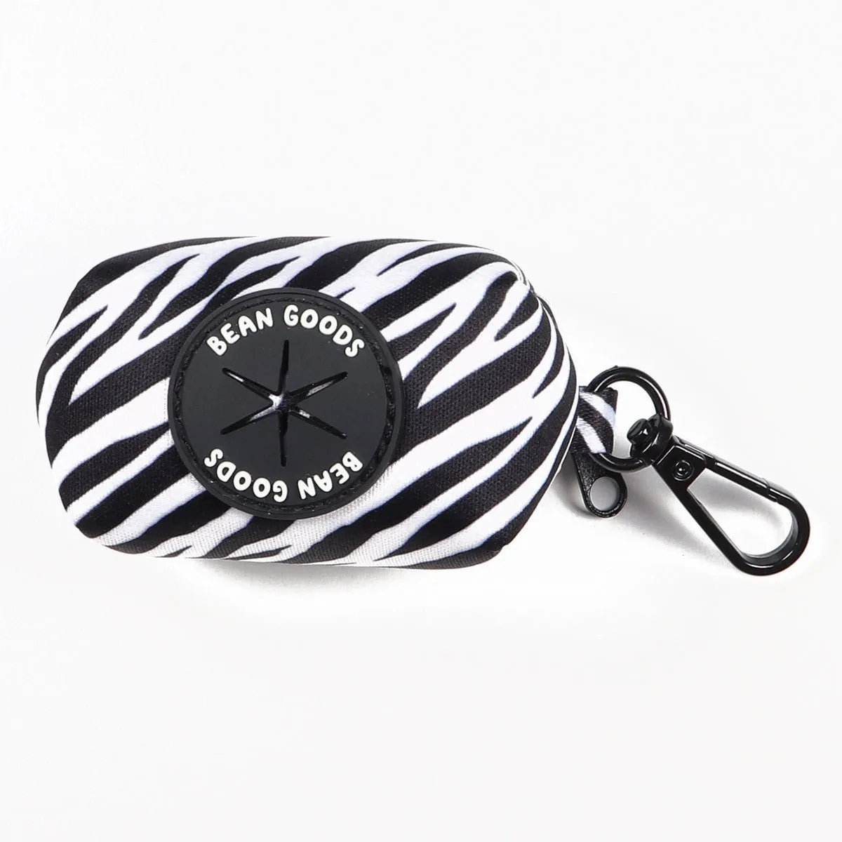 poop bag pouch - zebra ween