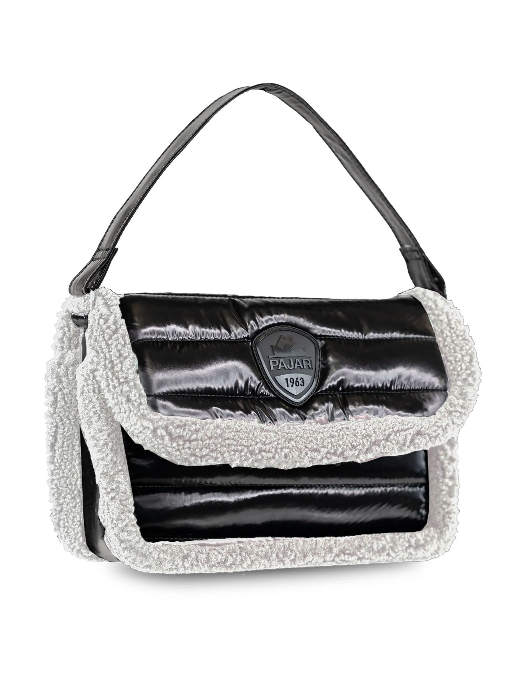 Shearling Puffy Shoulder Bag