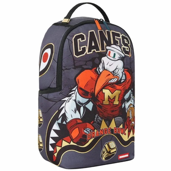 Sprayground Canes Muscle University Of Miami Backpack